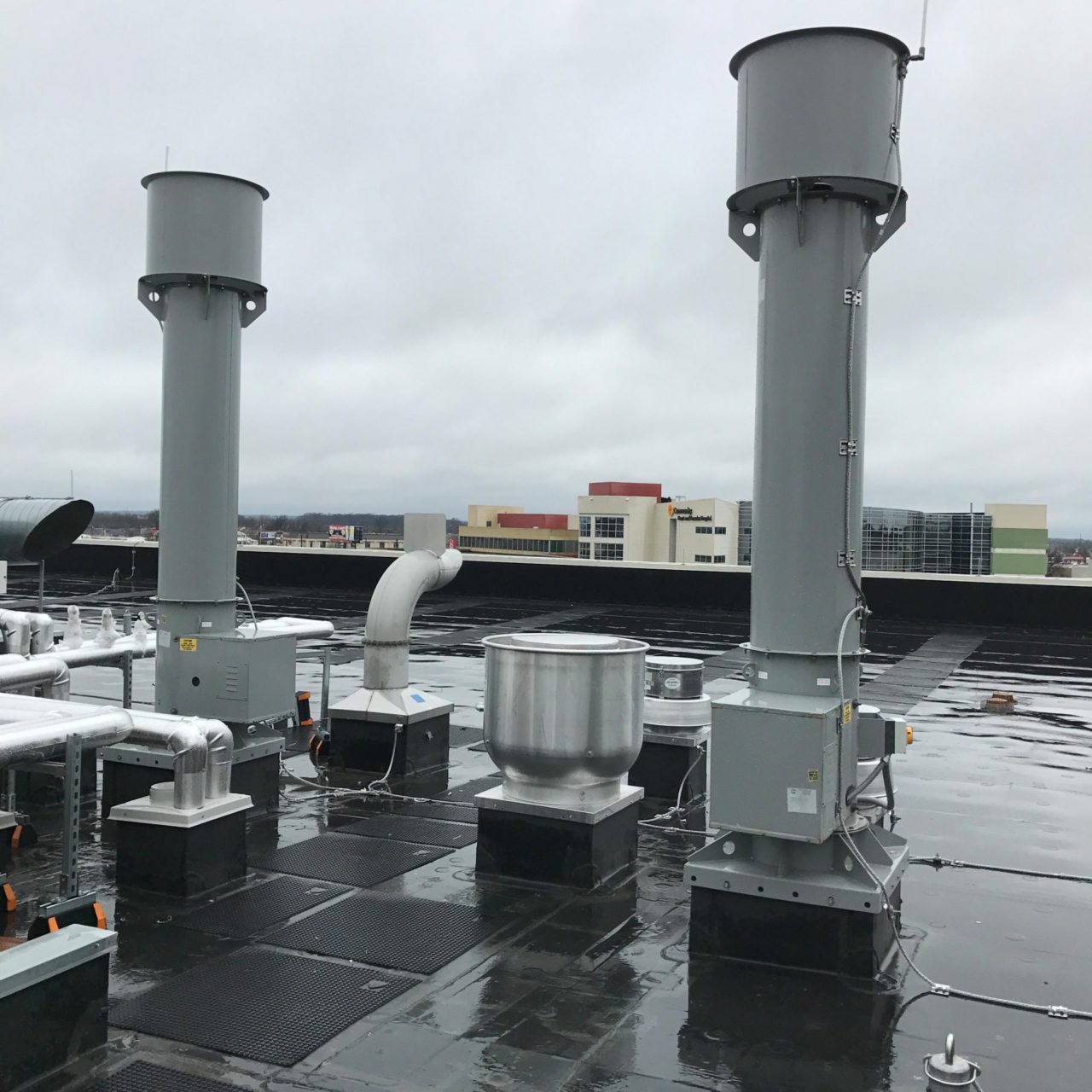 Centrifugal Roof and Wall Exhausters - Downblast Roof Exhaust - Hooded ...